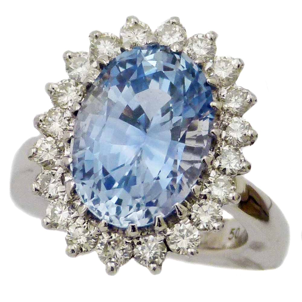 Mauboussin sapphire and diamond ring